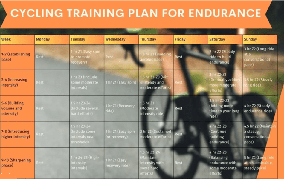 Polarized training typical training plan