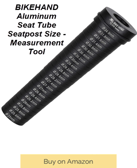 Seat post seat tube measurement tool
