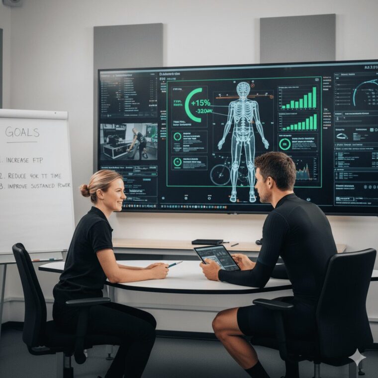 Cycling performance Goal Setting from Assessment Data