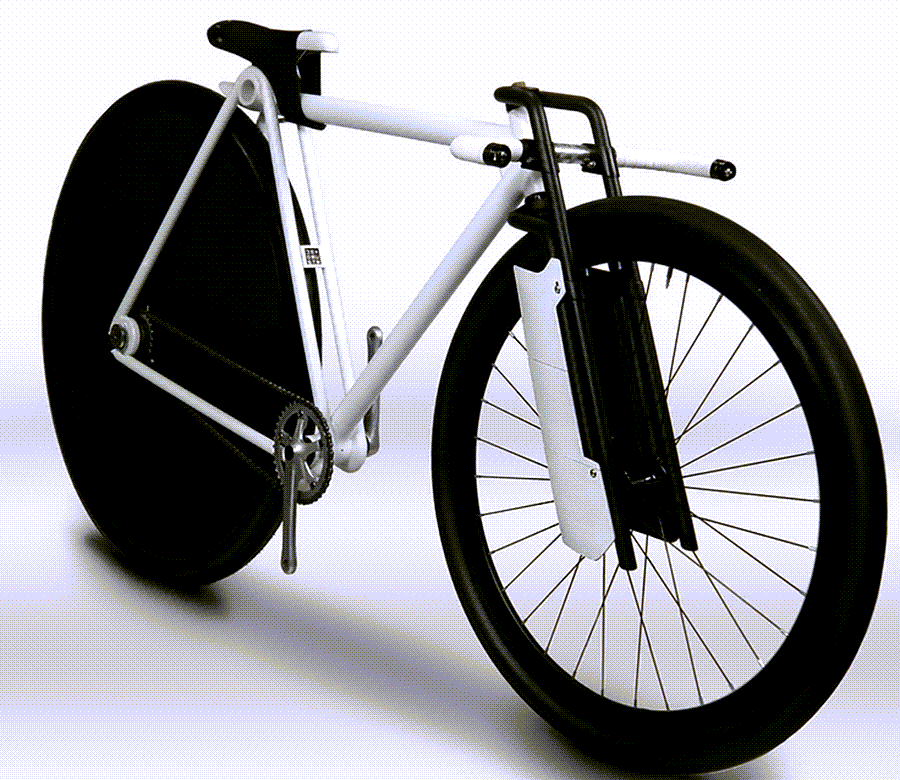 Pursuit bike front angle