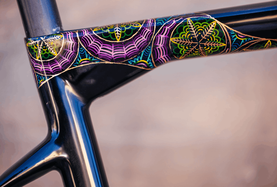 bike paint seat tube